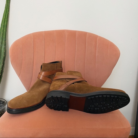 COACH Men’s Suede Chelsea Boots - Picture 3 of 3